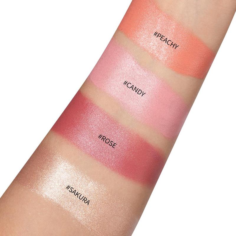 Product Introduction of Cream Blush, 1 Count Long Lasting Easy To Blend High Chroma Multi-effect Blush for The Eyes Cheeks Lip, The Perfect Gift for Girls 7