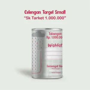 CELENGAN TARGET MURAH CELENGAN (SMALL KECIL) VIRAL CELENGAN TIKTOK TABUNGAN BUKA TUTUP CELENGAN PERMANENT