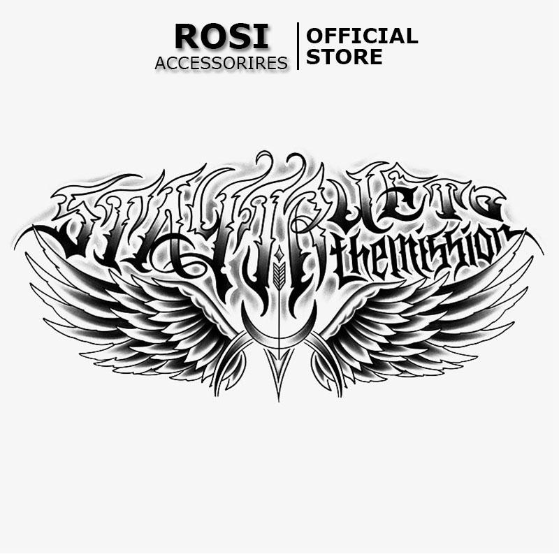  Hình xăm 15 ngày nhật cổ HX-001 miếng dán hình xăm dán ngực chống nước 