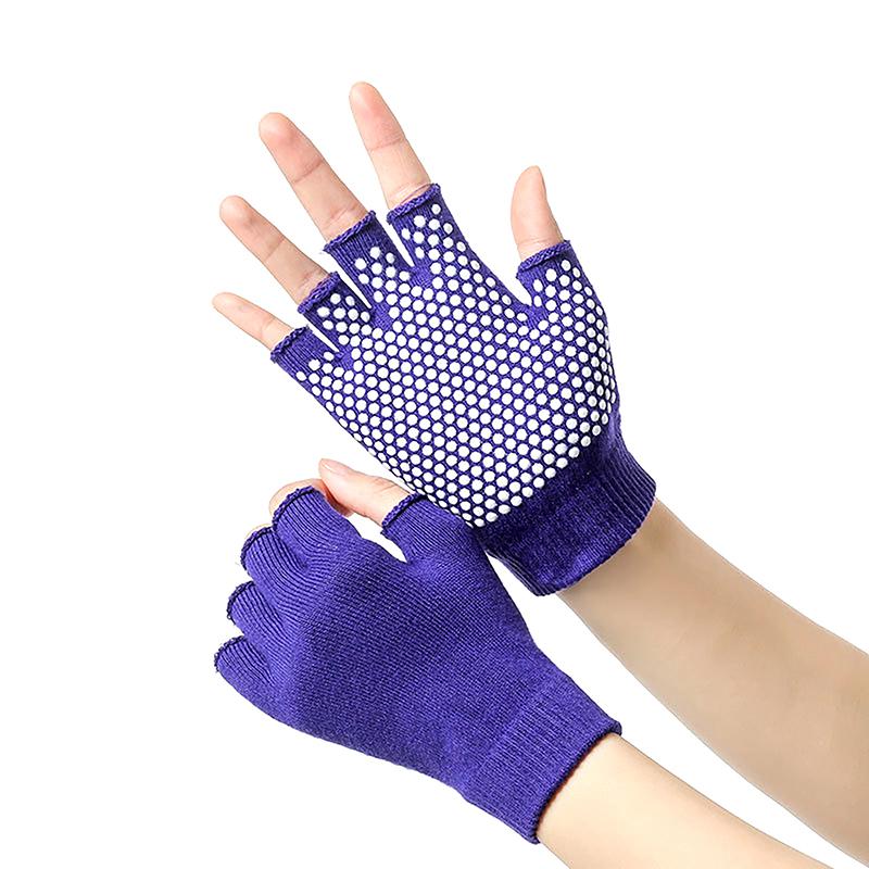 Product Introduction of Women Non-slip Yoga Gloves Breathable Fitness Pilates Half Finger Glove Sport Outdoor Cycling Fishing Workout Mittens For Gym 21