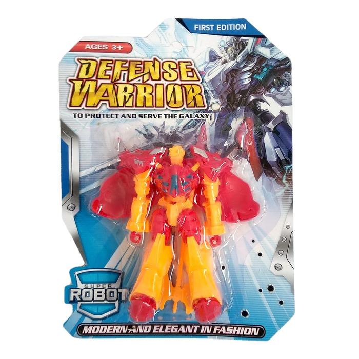 Gambar Defense Warrior Mainan Robot Plastik - Orange Merah dari Grandia Shop Kota Tangerang Selatan 3 Tokopedia