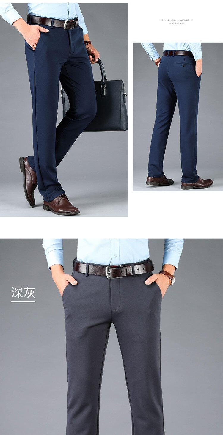 Product Introduction of CEO-Formal office pants for men, stretchable elastic pants, casual, business, long, for father 11