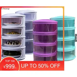 TUDUNG SAJI 4 SUSUN - Tempat Penyimpan Makanan Tahan Panas Food Cover Multifungsi Penyimpanan