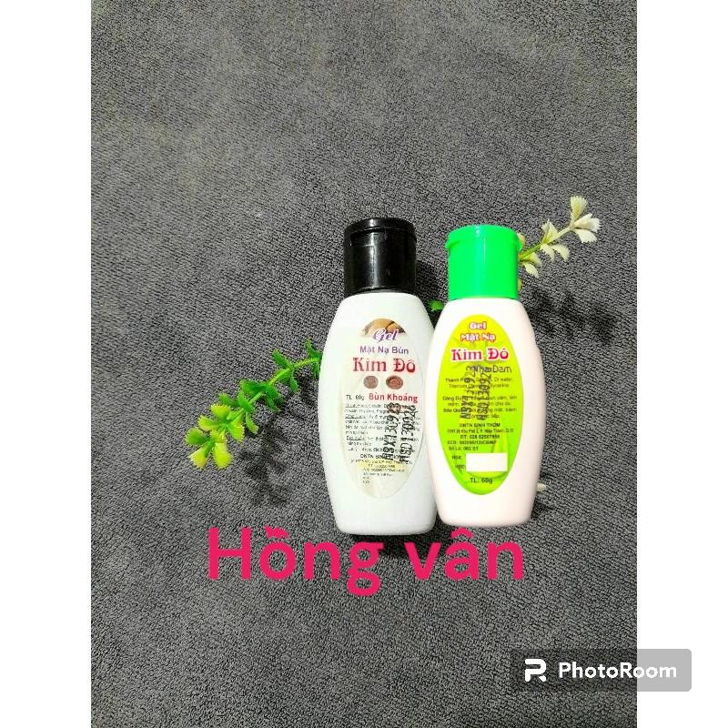 Gel Lột Mụn KIMĐÔ 60g - Thành phần từ thiên nhiên: Bùn khoáng và tinh nha đam - Skincare 0