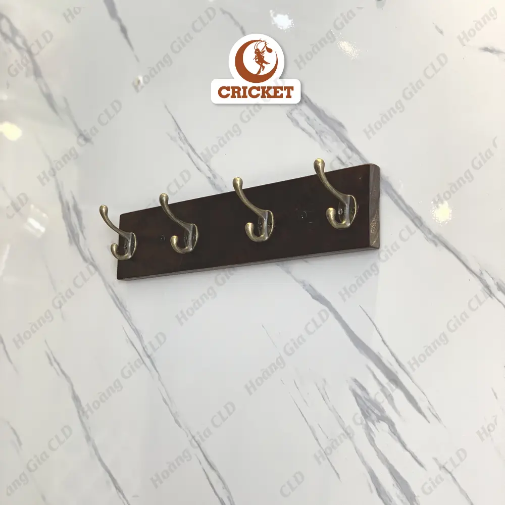 Móc treo đồ móc nhỏ chất gỗ Newzealand siêu bền, móc decor phong cách vintage