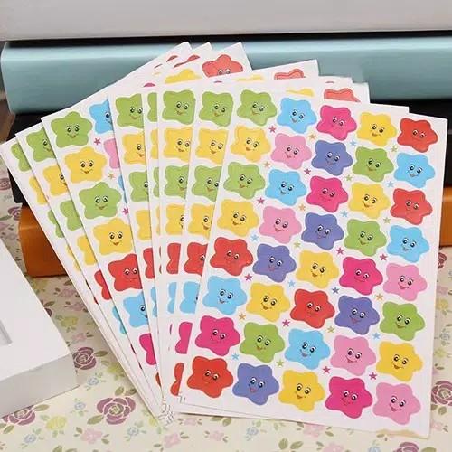 Reward Stiker Bintang Tersenyum untuk hadiah atau apresiasi anak - Shop ...