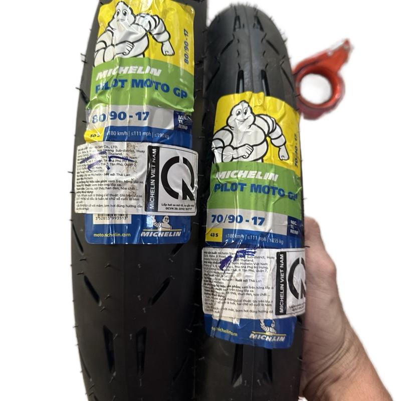 Vỏ lốp xe máy michelin moto Gp 60 70 80 90 100 120 17 14 inch lắp cho Dream wave Fu ex winner Ab Vario Click vision... xuất xứ Thái Lan bám đường tốt chống Đinh chống trơn trượt
