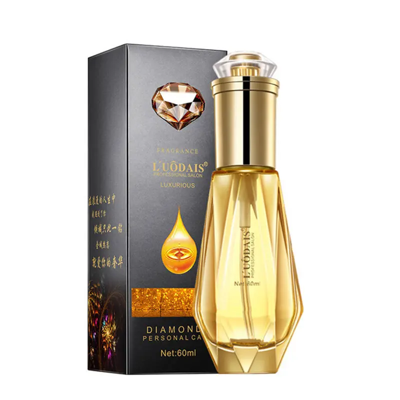 Tinh Dầu Chăm Sóc Tóc, Nước Hoa Kim Cương, 60ml, Không Cần Gội Đầu, Phục Hồi Hư Tổn Tóc Khô