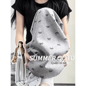 Nuomi pants women's new Korean version high waist hanging straight tube lazy style versatile loose slimming casual wide leg pants