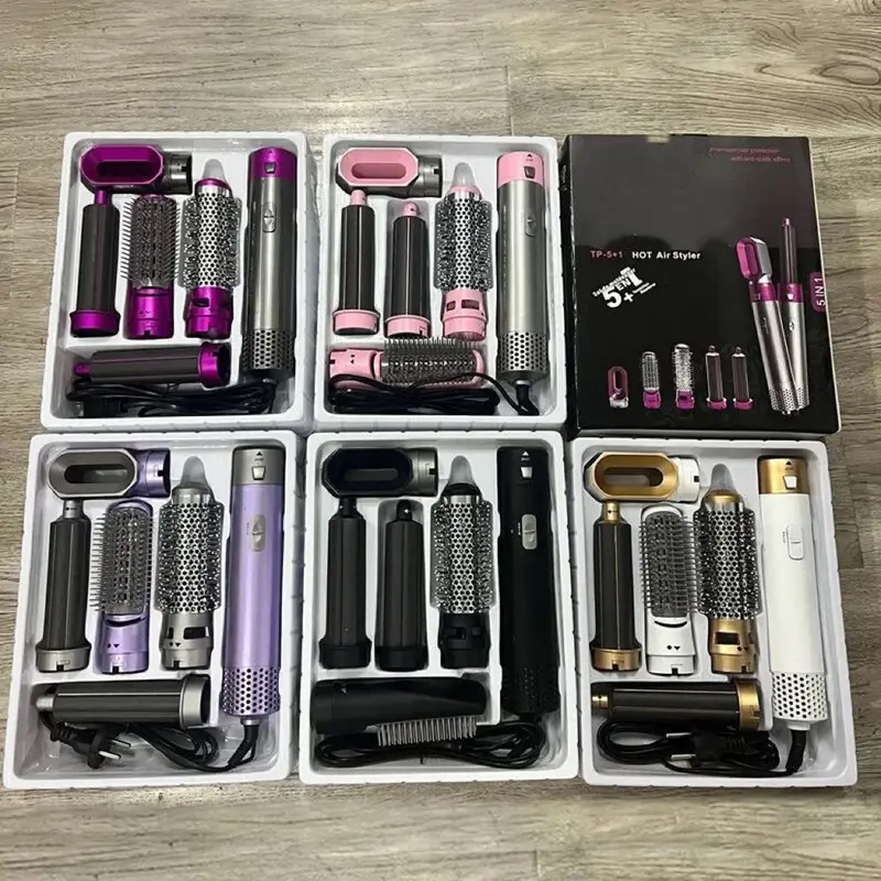 [ GRATIS ONGKIR ] FLASH SALE — Pengering Rambut Set 5 In 1 Hair Dryer/Styler/Sisir/Hair Blow Hair Styler 0