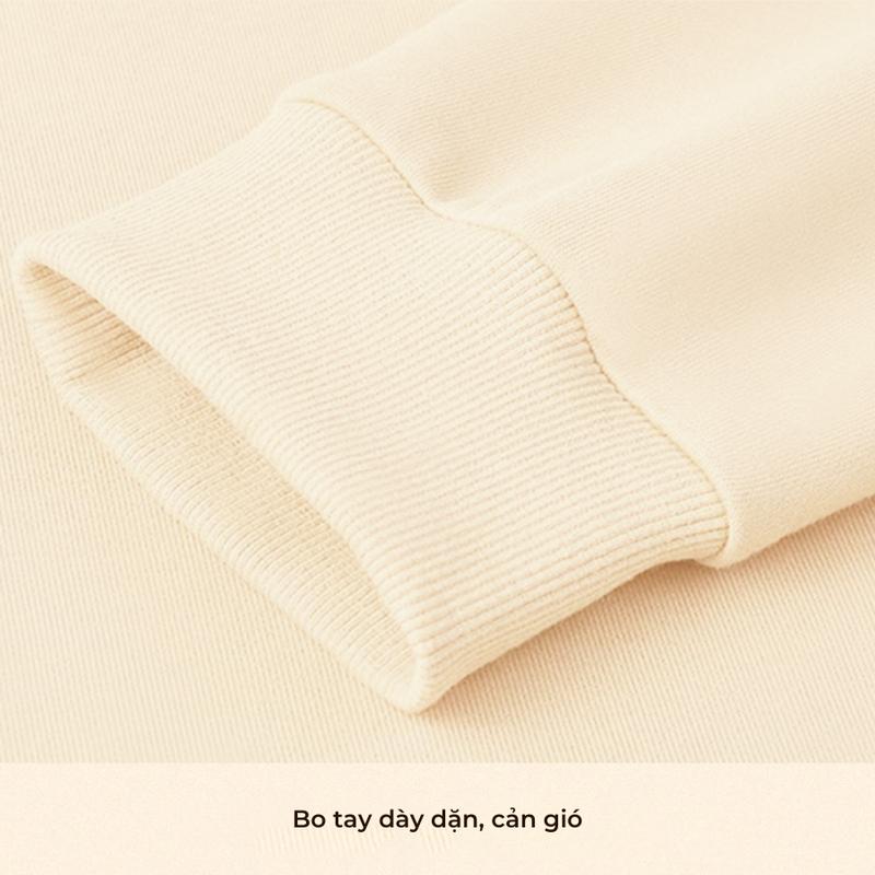 Product Introduction of Áo Sweater THÊU Hoa Vàng Nam Nữ By PEABOO Unisex Chất Nỉ Lót Bông Form Rộng 10