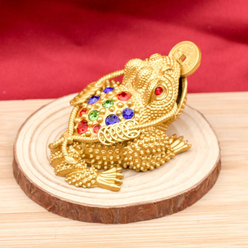 Tea Pet,,Golden Toad Ornament, Diamond Golden Toad Ornament, - TikTok ...