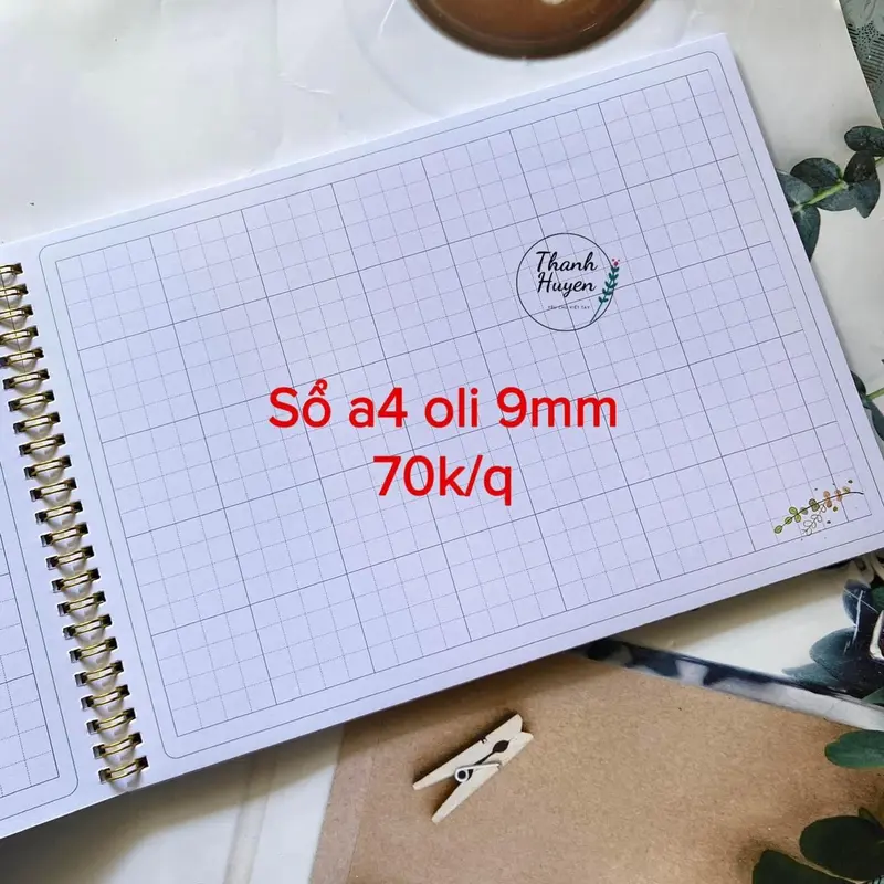 sổ luyện chữ đẹp oli, caro, kẻ ngang (Tặng giấy viết tên) 8