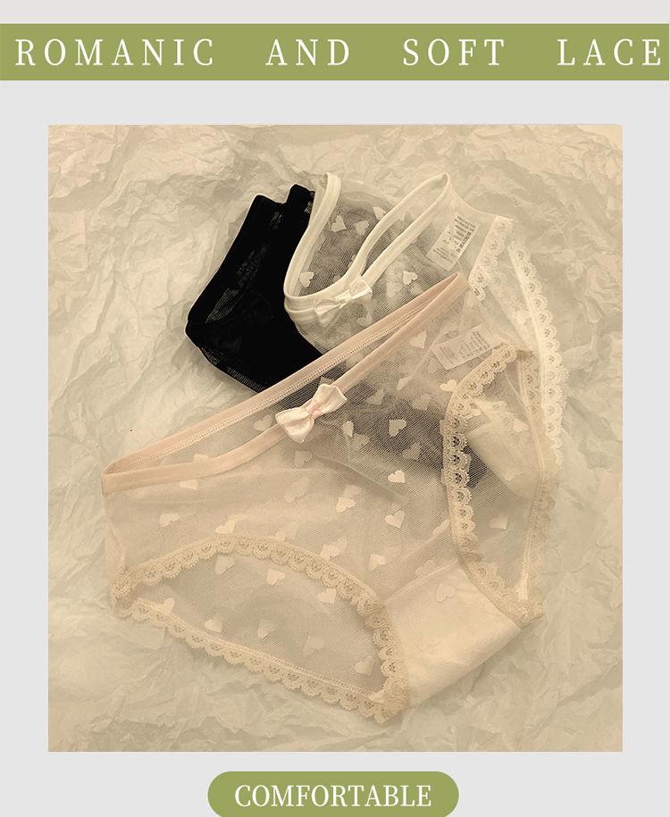 Product Introduction of Đồ Lót Ren, Dành Cho Nữ, Chất Liệu Cotton, Kháng Khuẩn, Thích Hợp Cho Học Sinh, Gợi Cảm Và Cá Nhân Hóa, Thiết Kế Quyến Rũ, cạp vừa, Quần Lót Không Đường May An Toàn, Bộ Sưu Tập 2364 Người 6
