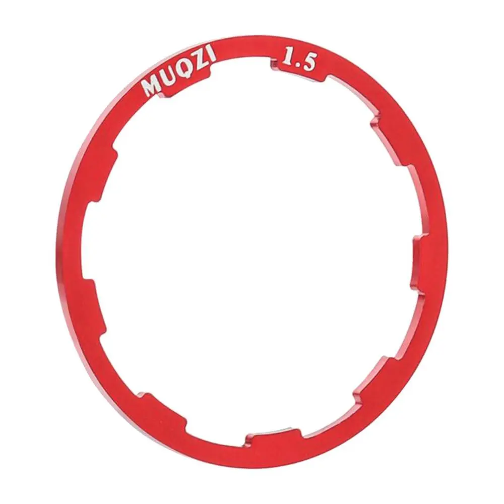 Lightweight Bicycle Cassette Flywheel Washer Hub Spacer ,Grooved Gasket Bottom Bracket Freehub Aluminium Alloy for Road Mountain Bike Tools