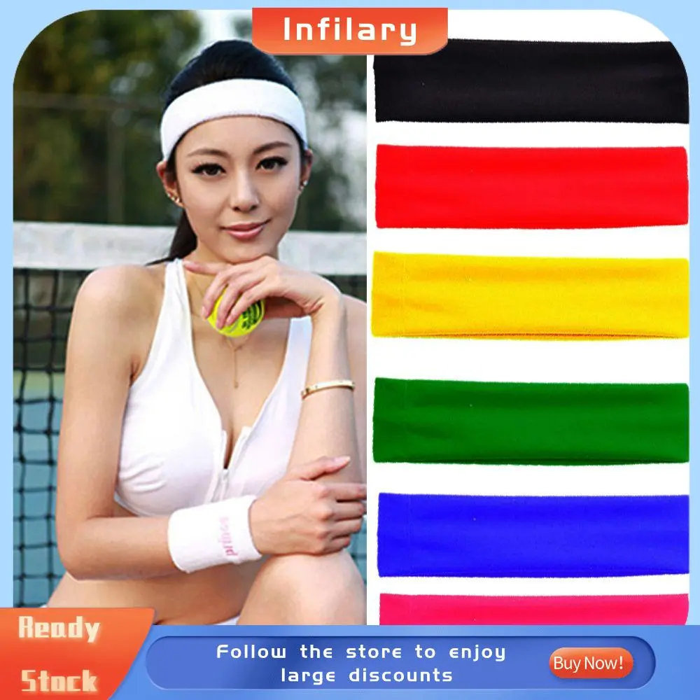 High quality Dance Biker Accessory Outdoor Yoga Hair Bands Stretch Ribbon Headwear Sweat Band Hairband Elastic Headbands