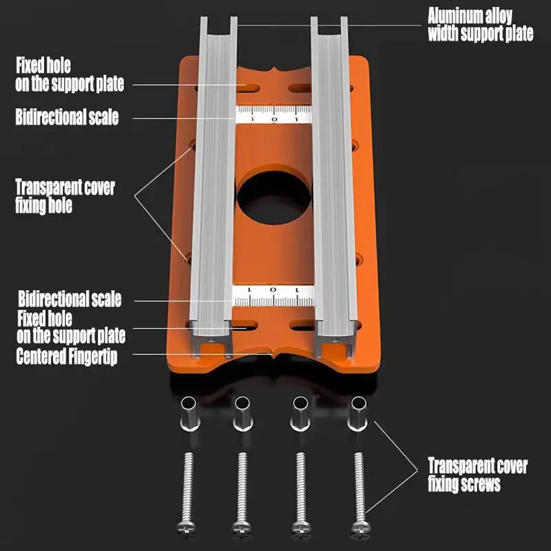 2 in 1 Connection Piece Buckle, Cabinet Wardrobe Furniture Invisible Slot Board Tool, Suitable for Woodworking DIY, Home Decoration 4