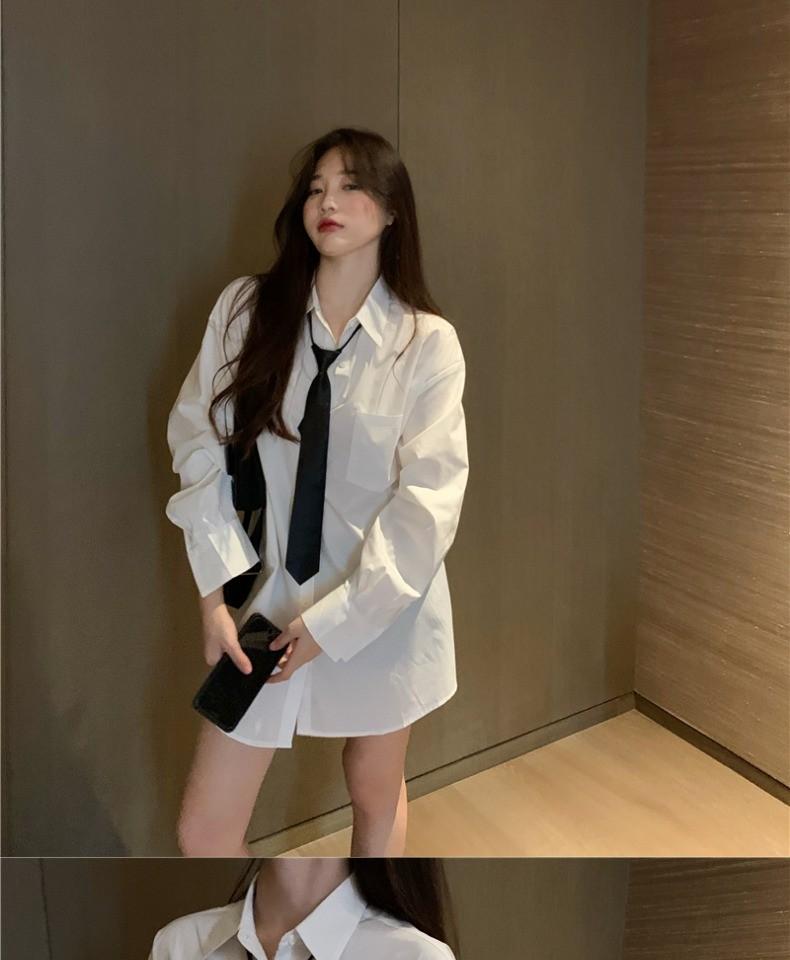 Product Introduction of T-shirt JK Uniform Shirt Skirt Dress Pleated Skirt Women's Autumn and Winter Spring and Summer Two-Piece Set Short Skirt Shirt 5