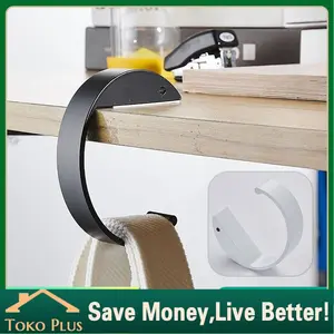 Gantungan Tas Portable Removable untuk Meja Kerja Gantungan Minimalis Premium Aluminium