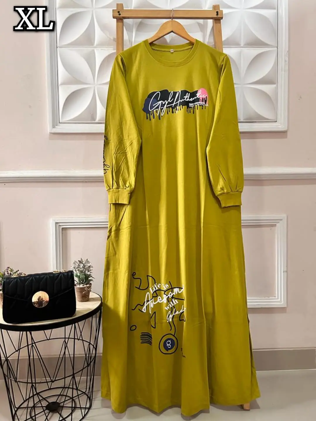 Gamis Jumbo Dewasa Gamis Muslim Wanita Ld 120 Gamis Kaos Terbaru Gamis Combed Gyl Go