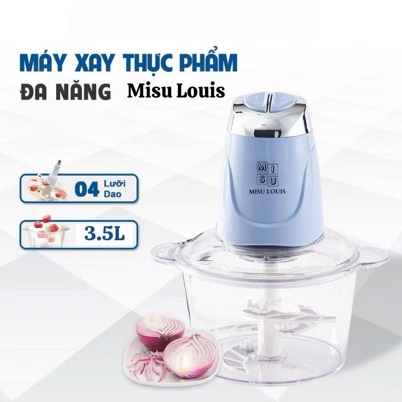 Máy Xay Thực Phẩm Đa Năng MISU LOUIS Cối Thủy Tinh 3.5L, Công Suất 1800W – Giải Pháp Hiện Đại Cho Gian Bếp.