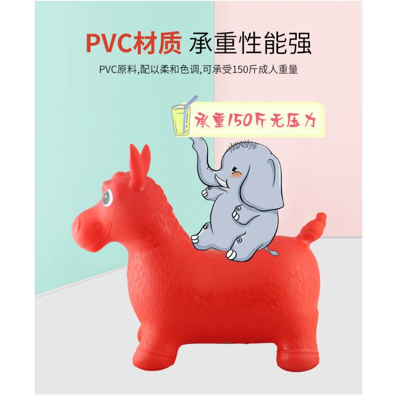 Product Introduction of Unicorn Jumping Vaulting Horse Children's Riding Jumping Horse Inflatable Mount 3 To 6 Years Old Baby Infants Can Sit On A Toy Horse 22