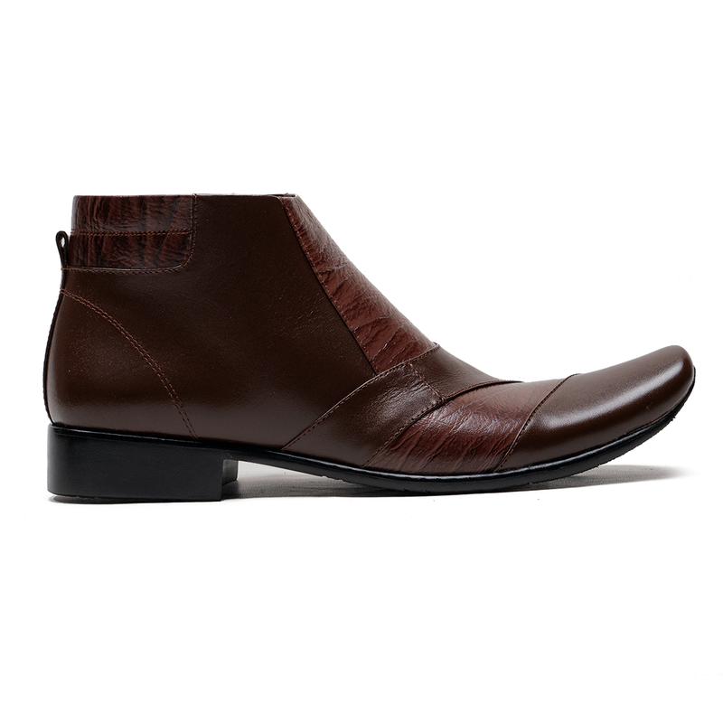 Sepatu Boot Formal Pria Boots Pantofel Kulit Asli Boots Kerja Pria Kulit Sapi Kode 0322 2