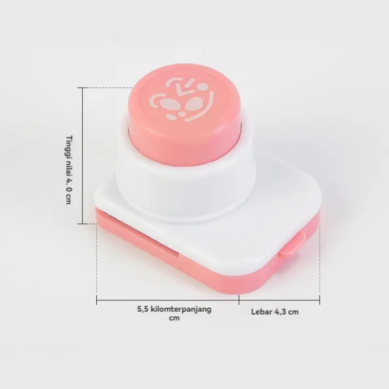 Nori Puncher Alat Pemotong Nori Rumput Laut Untuk Membuat Sushi / Cetakan Pemotong Onigiri Sushi / Nori Puncher Bento Pemotong Rumput Laut Cutter Cetakan Seaweed Food Molder Shaper Bekal Mold 1