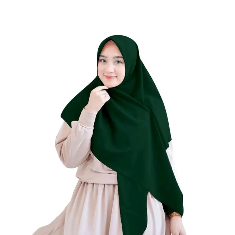 Hijab Segi Empat Bella Square Syar'i Jumbo 130x130cm - Bahan Polycotton Premium Grade A/Doble Haycont - Cantik, Lembut Kerudung Syari 2