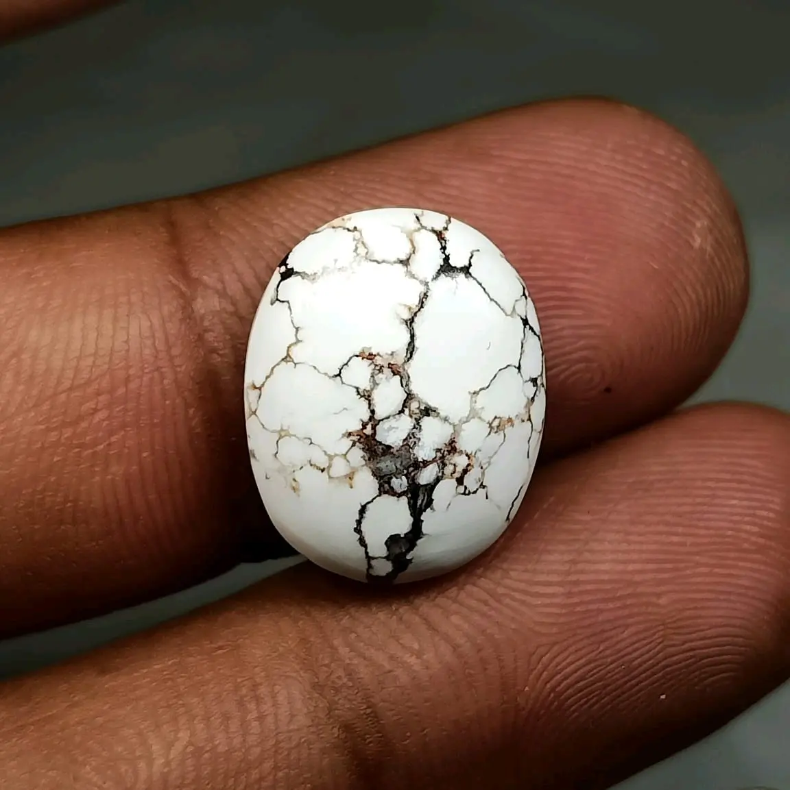 batu pirus putih satuan