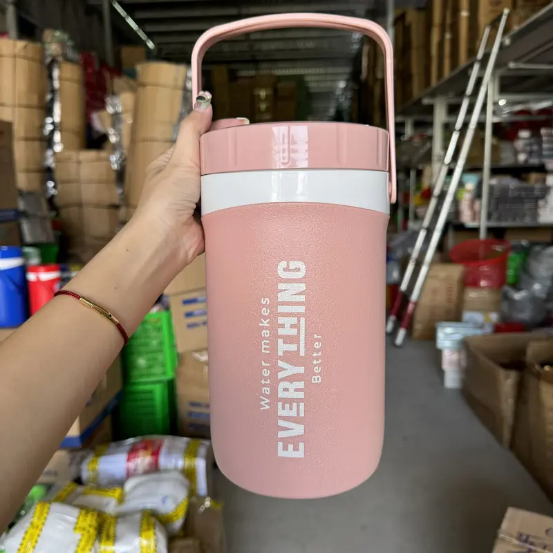 Bình giữ nhiệt nhựa DT 750ml, 1L, 1L5, 2L, 3L, 4L giữ nhiệt 8 tiếng 4
