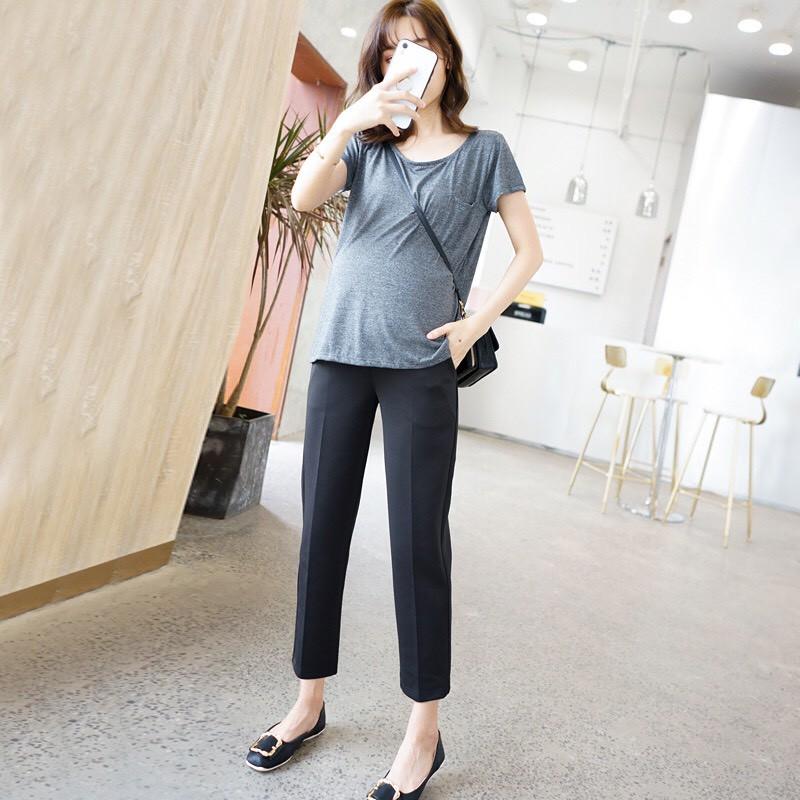 Quần Bầu Baggy Công Sở Hàng Cao Cấp Có Chun Chỉnh 1