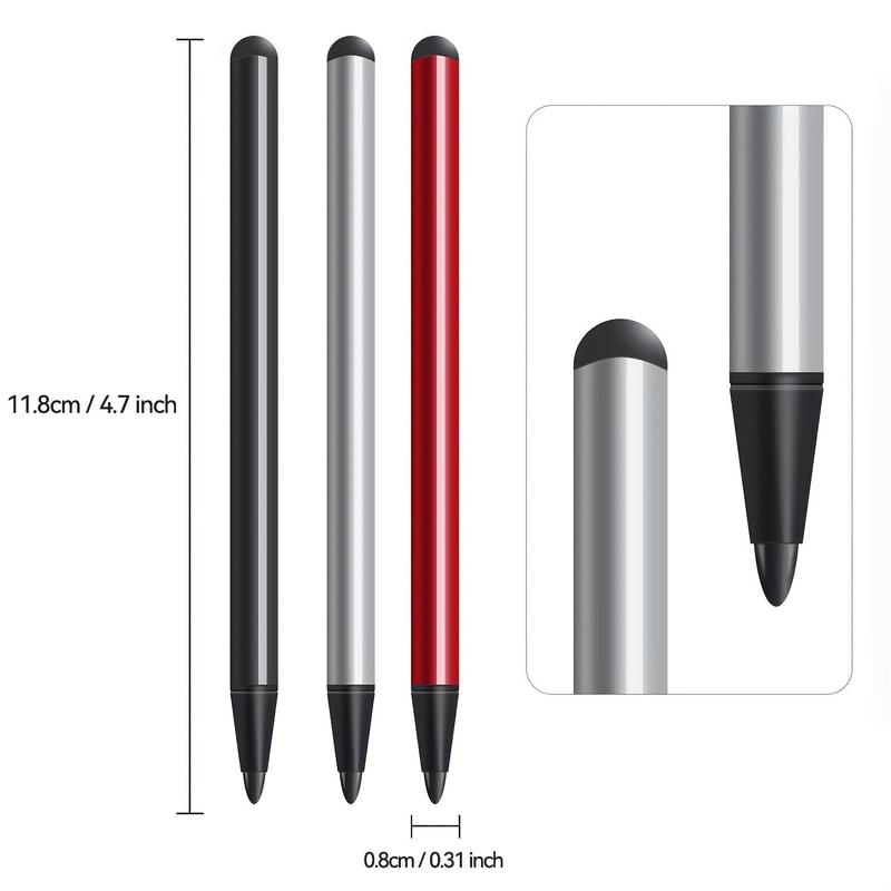 2 in 1 Phone Touch Screen Stylus Pen, Dual-functions Stylus Pen for Phones & Tablets, Tablet Accessories 1