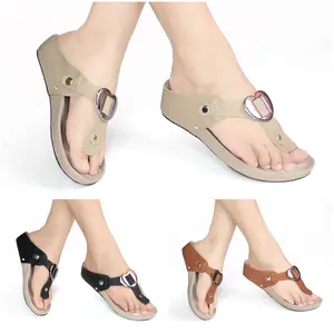 Sandal Sendal Wanita Flat Birken Jepit Casual Murah AC