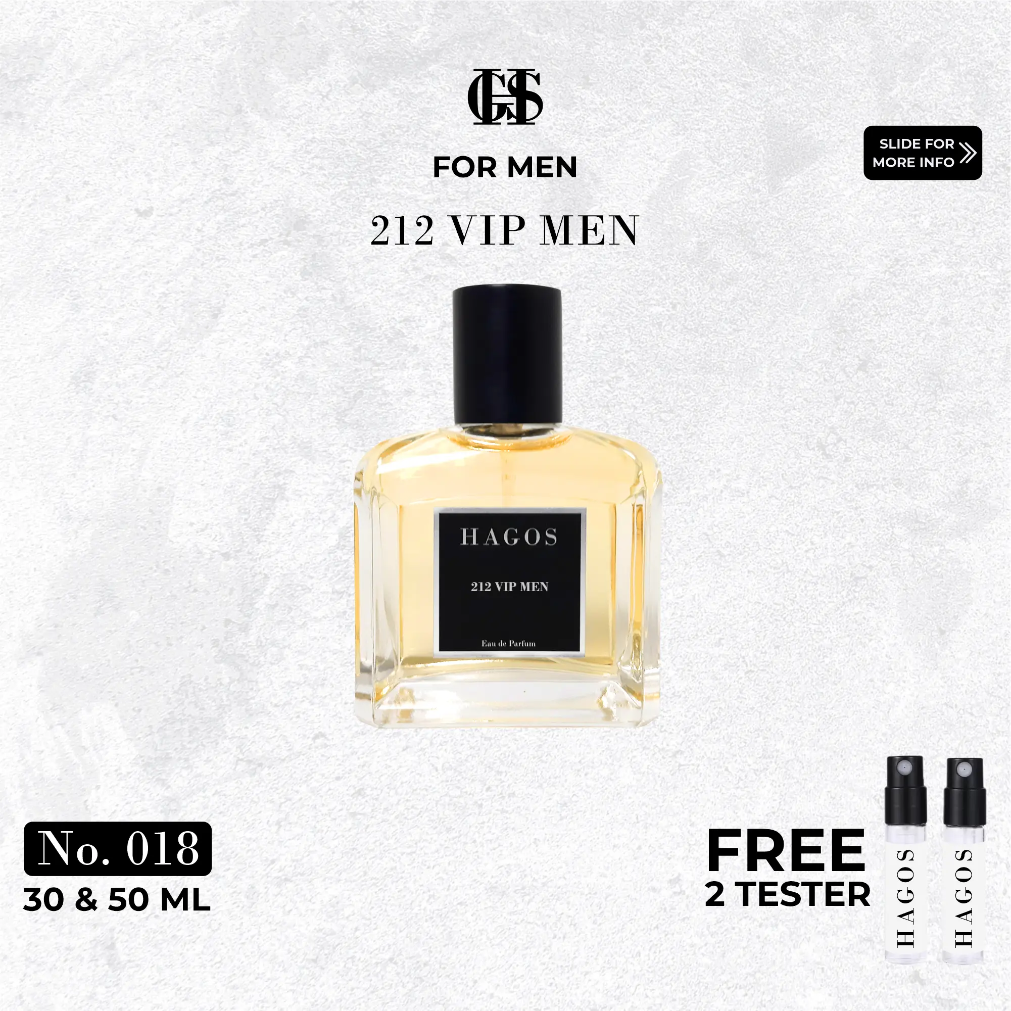 No. 18 - 212VIP MEN for Men - HAGOS INSPIRED PARFUM