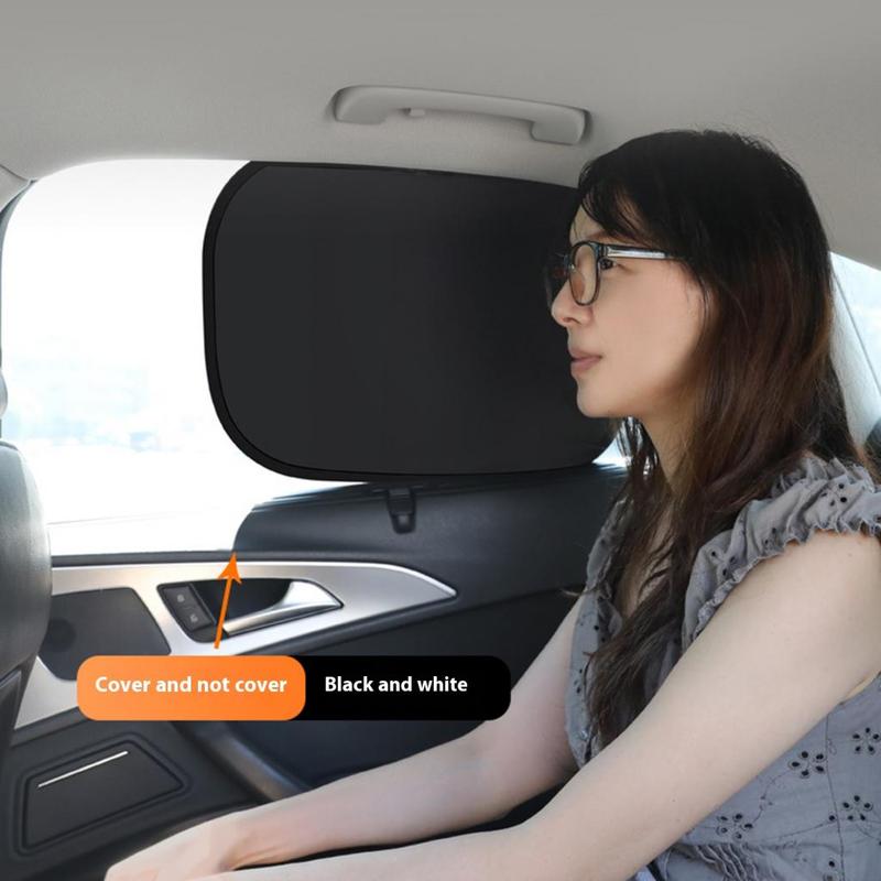 XCBYT Car Window Shades For 2017-2022 CRV, Suede Fabric Car Window - View #2