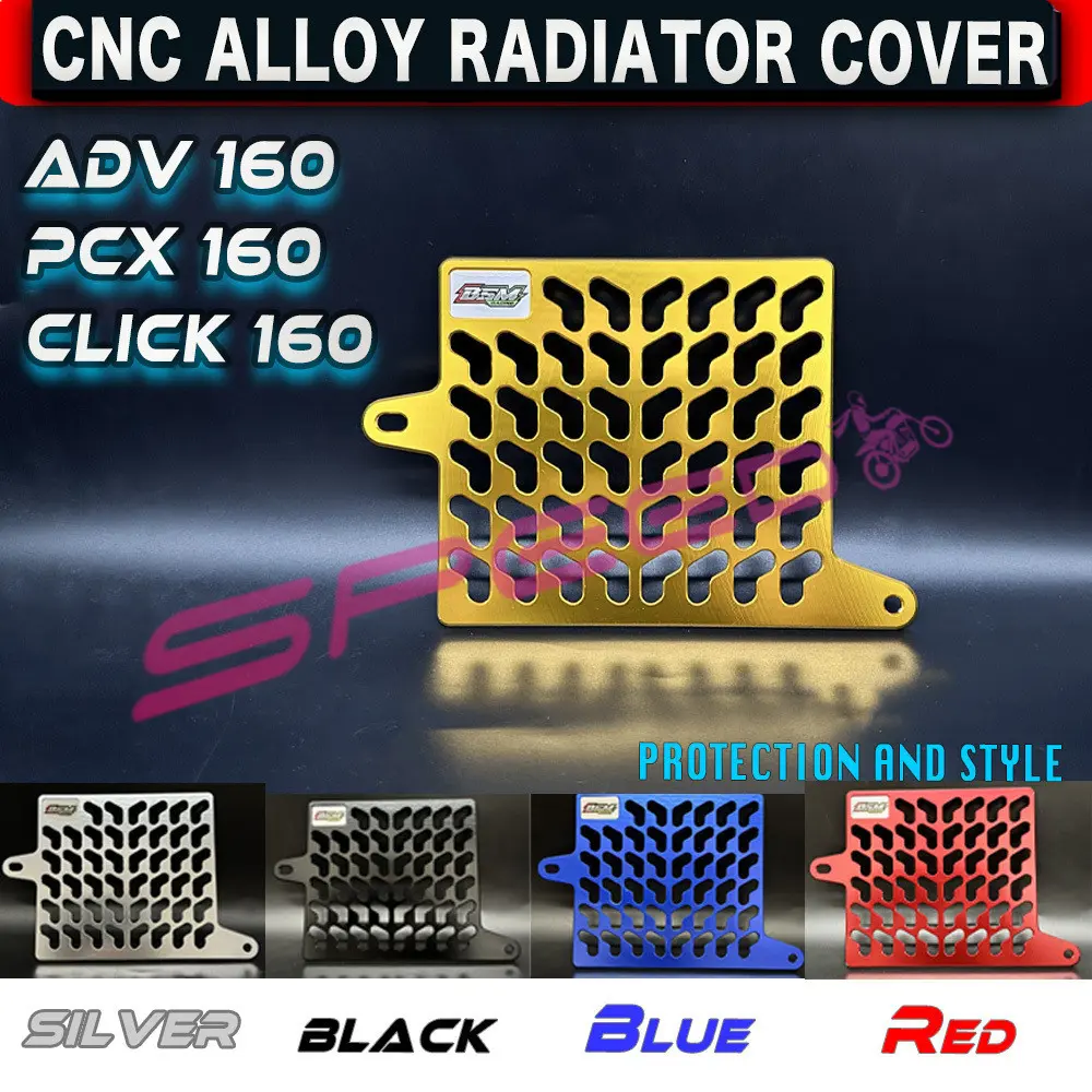 CNC Radiator Cover ADV 160/PCX 160/CLICK 160 With Bolt Plug And Play ...