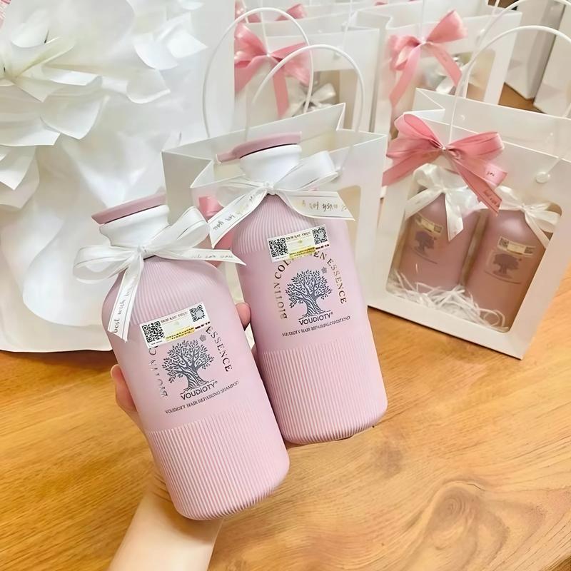 Product Introduction of Combo cặp dầu gội xả Biotin Collagen 1000ml+ sữa tắm hương nước hoa Women Nữ Gội Đầu 0