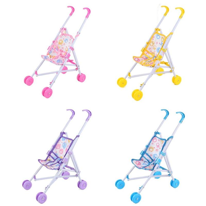 Trendy Interactive Dolls Pram Plastic Stable Doll Handcart Pretend ...