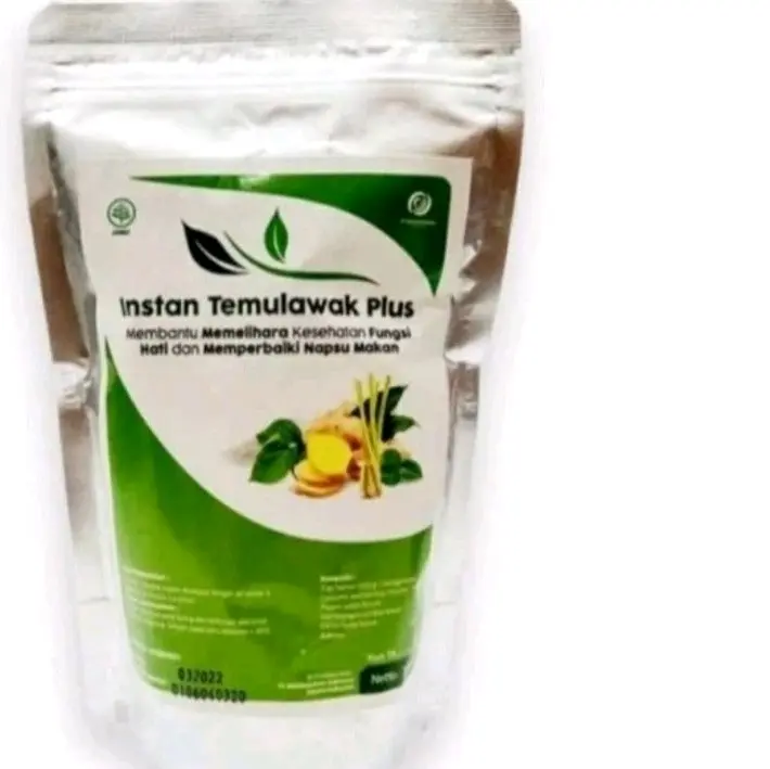Temulawak Instant Bubuk Menbantu memelihara kesehatan Lever Kembung Fatty Lever Hepatitis Nyeri Lambung Minuman 0