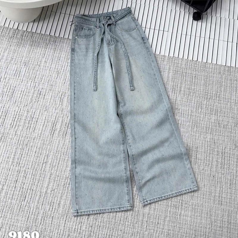 TATTA Jeans | Quần Jeans Xuông Đính Đá Hot Hit 3 Màu Hàng QCCC #9180 Nữ Women Pants 6