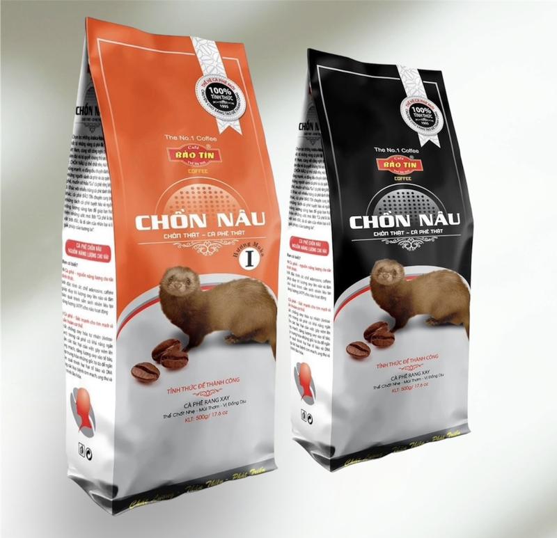 [combo 1kg] Cà Phê CHỒN NÂU BẢO TÍN ( Gói 500g ) Cafe Coffee cafe  chồn lk  hoa