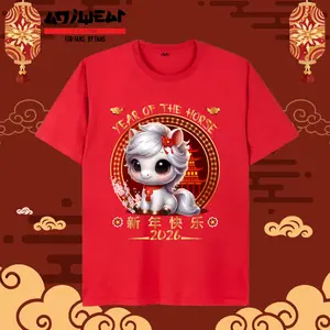 ANIWEAR Kaos Imlek 2026 Year of Horse Cotton Combed 24S Premium Quality