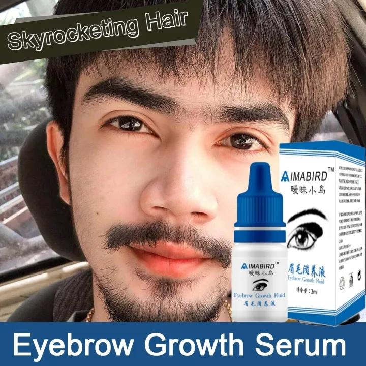 【SALE 7 ngày hiệu quả Serum mọc chân mày 3ML Duong mi dài và cong Nuôi dưỡng sâu tăng trưởng nhanh Không tác dụng phụ Làm dày lông mi lông mày và đường chân tóc unisex