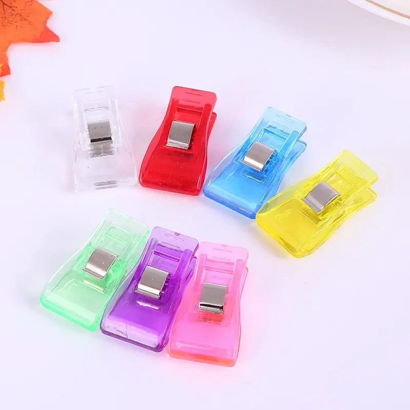 (12pcs) penjepit klip kain medium sedang satuan wonder Fabric clip ...