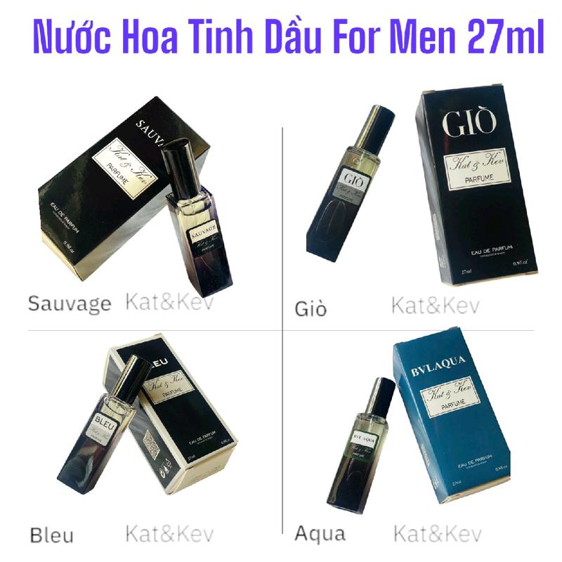 Nước Hoa Nam Kat&Kev 27ml – nước hoa thương hiệu Việt, hương thơm quyến rũ & sang trọng – sản xuất nội địa