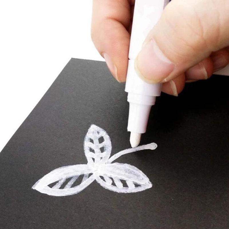 Product Introduction of 3pcs White Paint Pen Paint Markers Waterproof Car Tyre Quick Dry Pen Set Paint M9I3 31