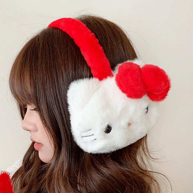 Bịt Tai Hello Kitti Dễ Thương, Chụp Tai Chống Lạnh Mùa Đông Chất Liệu Bông Mềm…