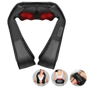 Neck & Back Massager, 1 Box Electric Deep Tissue 3D Kneading Massage Pillow for Shoulder, Leg, Body Muscle, Home, Office and Car Use