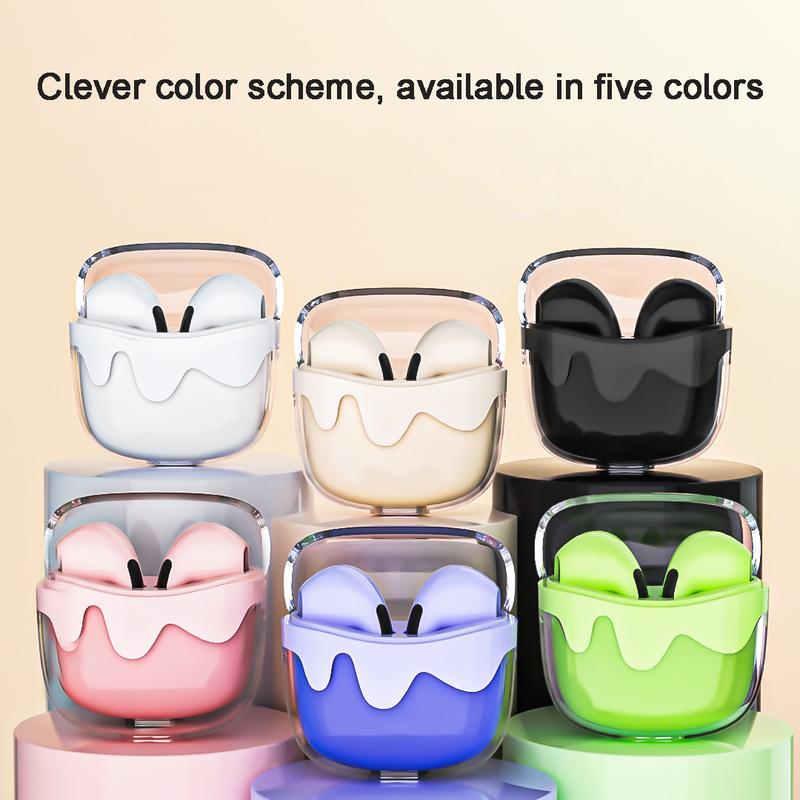 G07 Wireless Earbuds Longer Playtime Ear Buds With Transparent Charging Case For Music Sports For Android and iOS Headphone 5